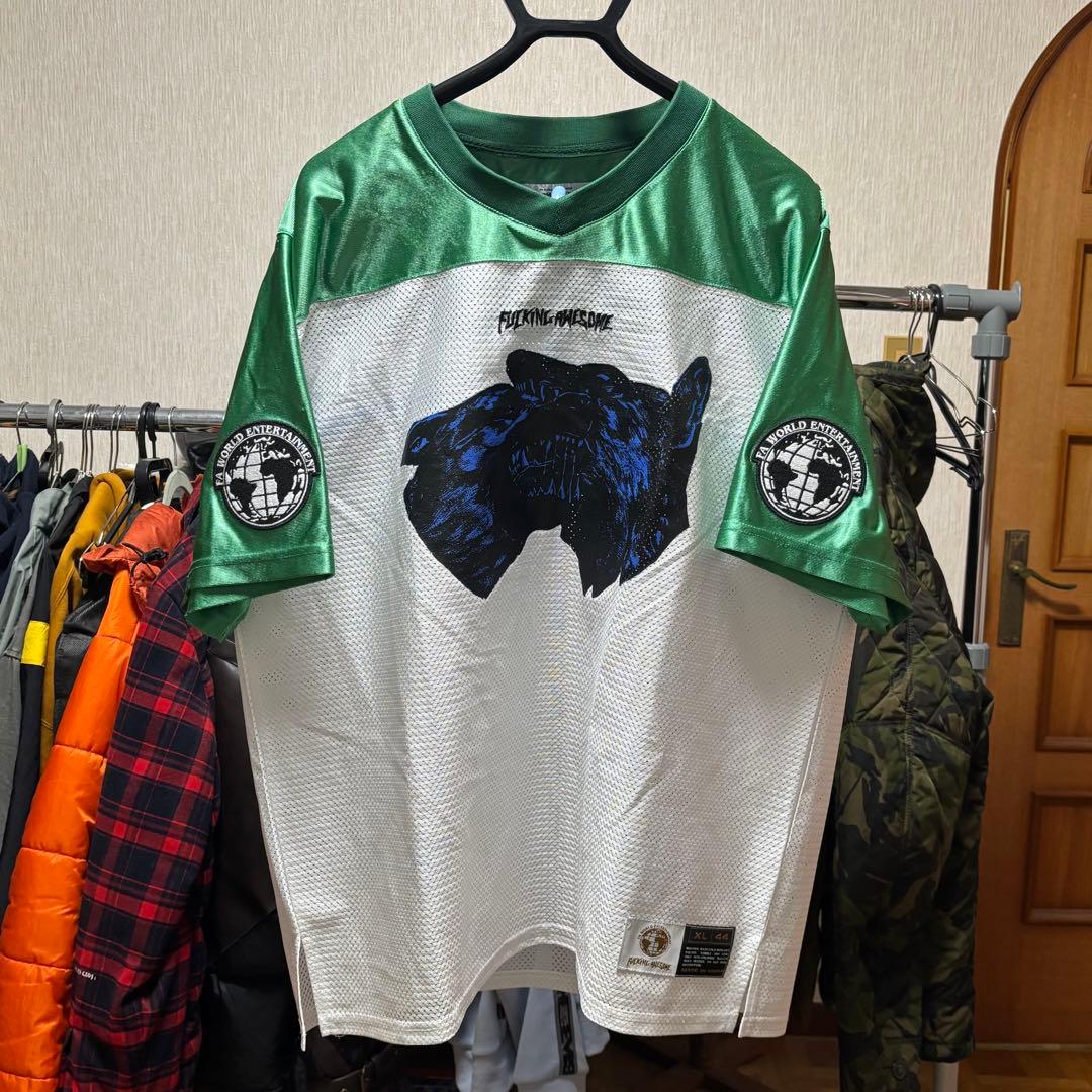 シャツ Fucking Awesome Dogs Football Jersey