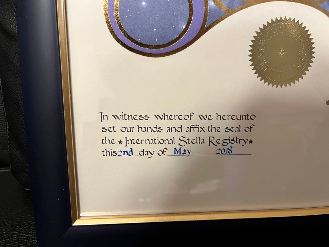 International Star Registry　星