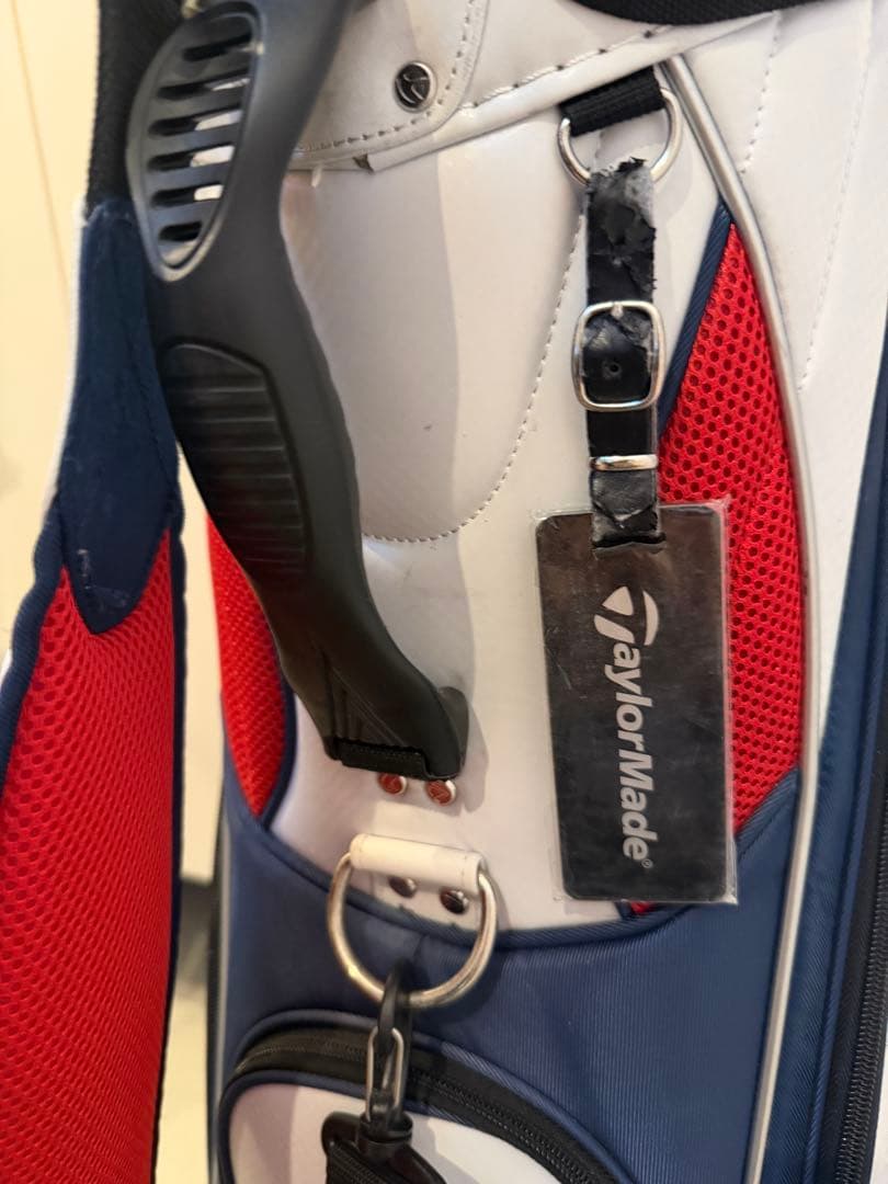 TaylorMade キャディバッグ ホワイト/ネイビー/レッド