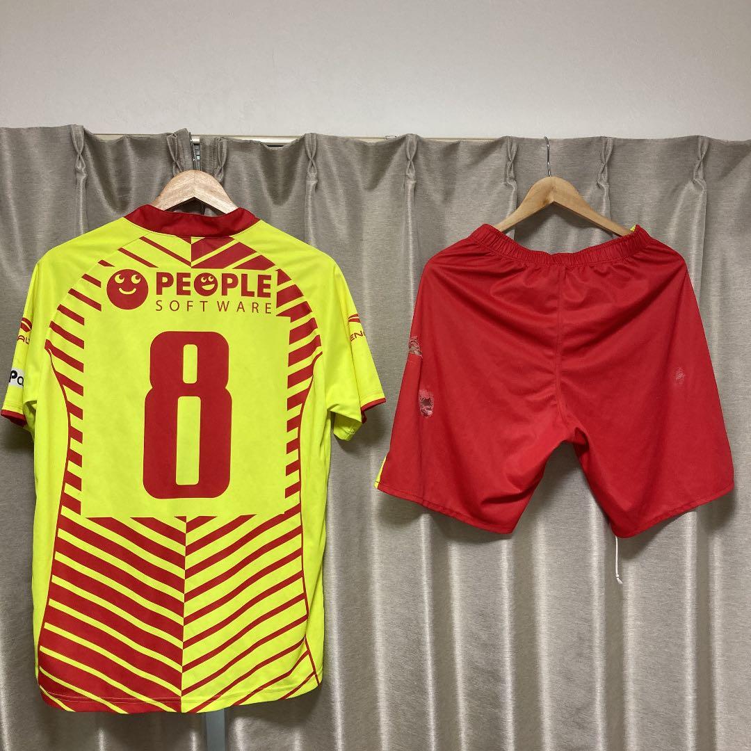 関東フットサルリーグ ファイルフォックス 支給ユニ 練習着 上下セットアップ F