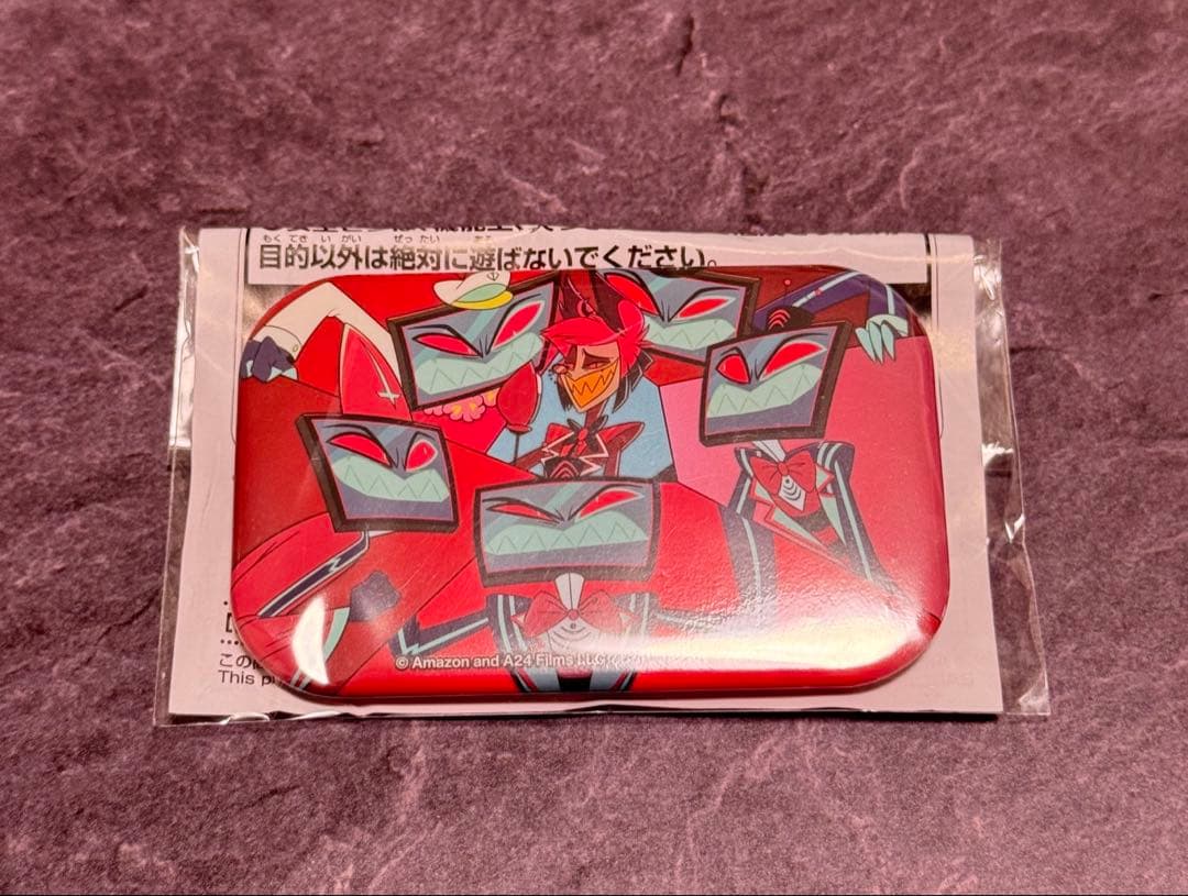 ハズビンホテル スクエア 缶バッチ ヴォックス アラスター