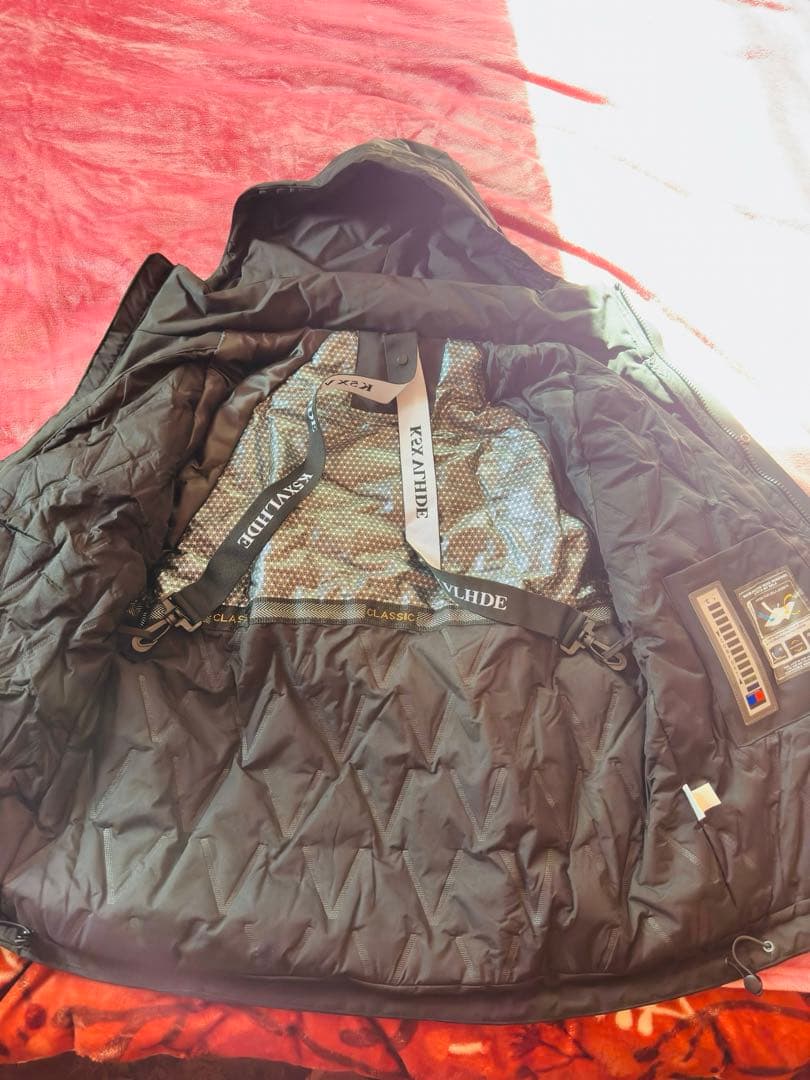 ブラック スノーボード ジャケット