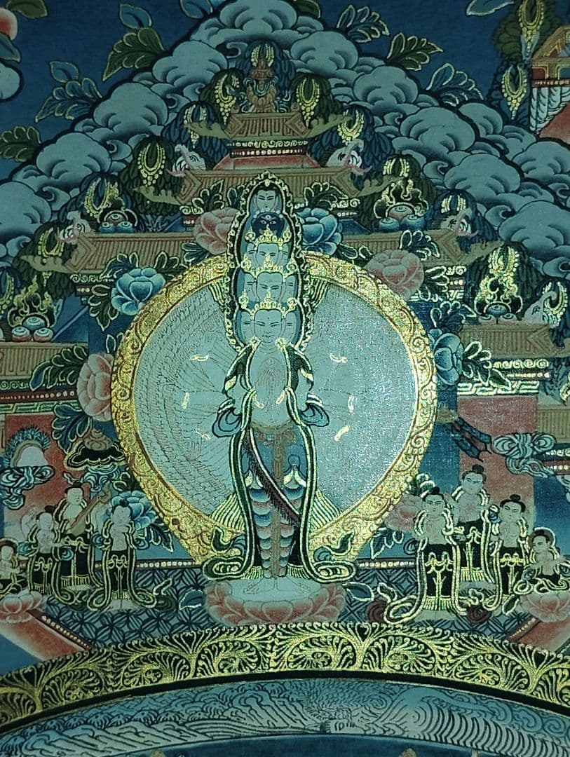 曼荼羅 特大 手描き 肉筆 絵画