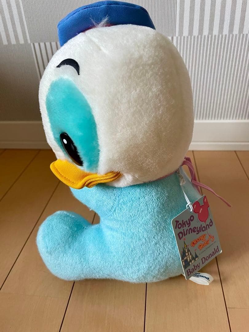 【ドナルド】 終売品 希少 ぬいぐるみ 3つ 自立 童顔 レトロ