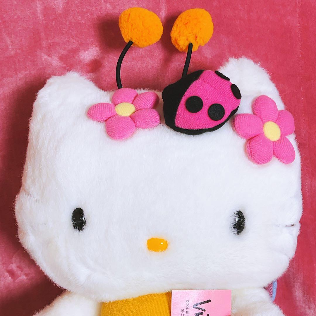 希少レア　ハローキティ　ぬいぐるみ　ハチ　1998年製　vivitex サンリオ