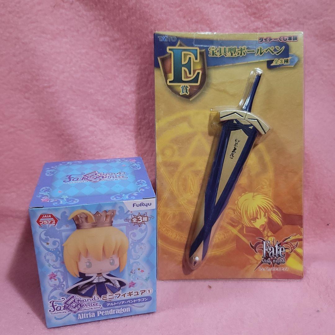 一番くじ　タイトーくじ本舗　Fate　セイバー アルトリア・ペンドラゴン　セット