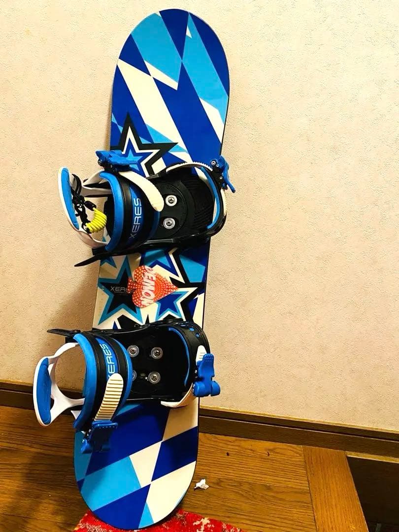美品✨XERES スノーボード キッズ 118cm Jr.ビンディング付