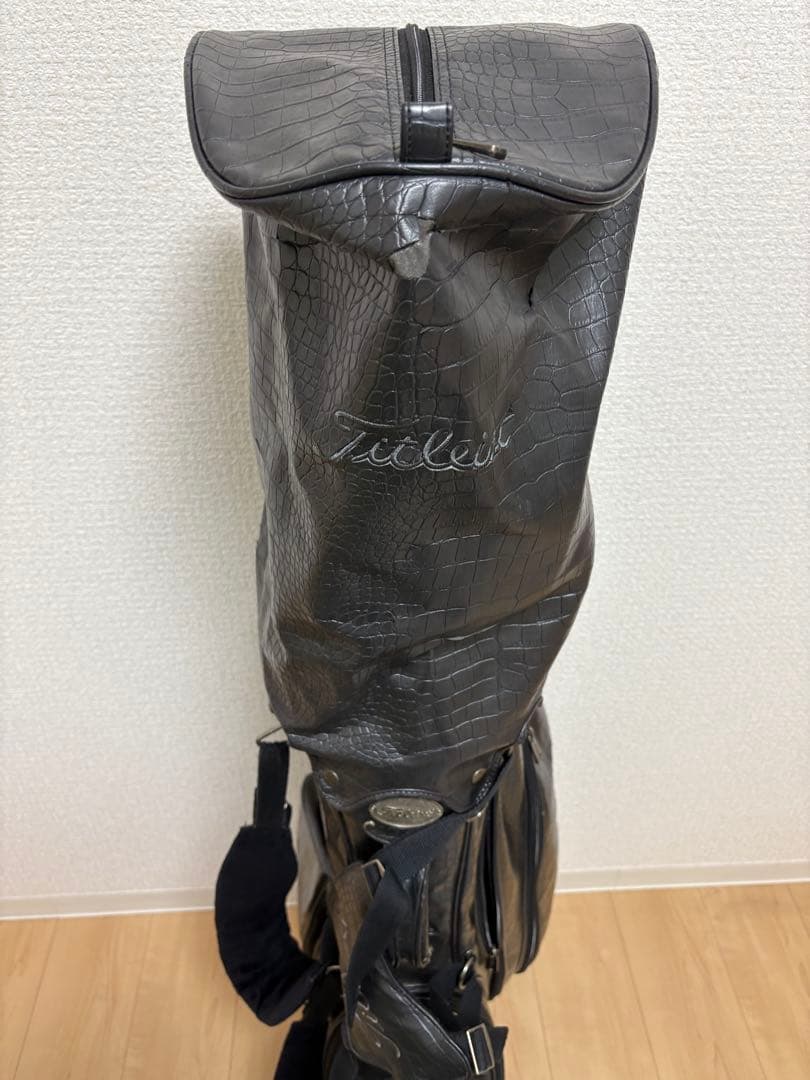 Titleist クロコダイル風 キャディーバック　スタンド型
