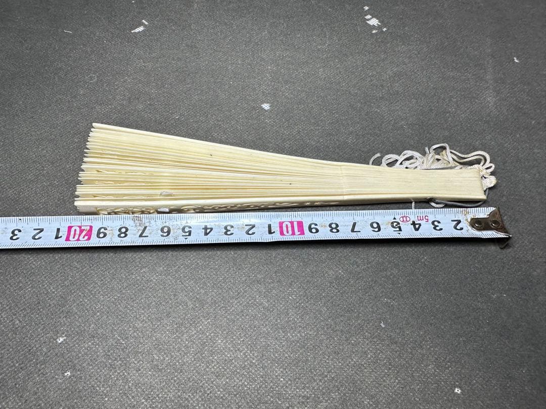 極上　天然素材　扇子　和装小物　茶道　お茶会　お茶席　歌舞伎古美術品　 細密細工