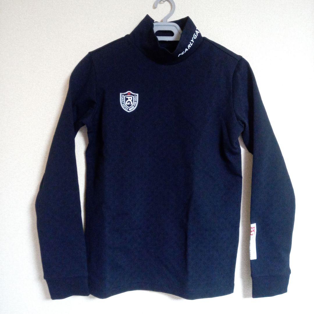 新品PEARLY GATES ネイビー ハイネックシャツ