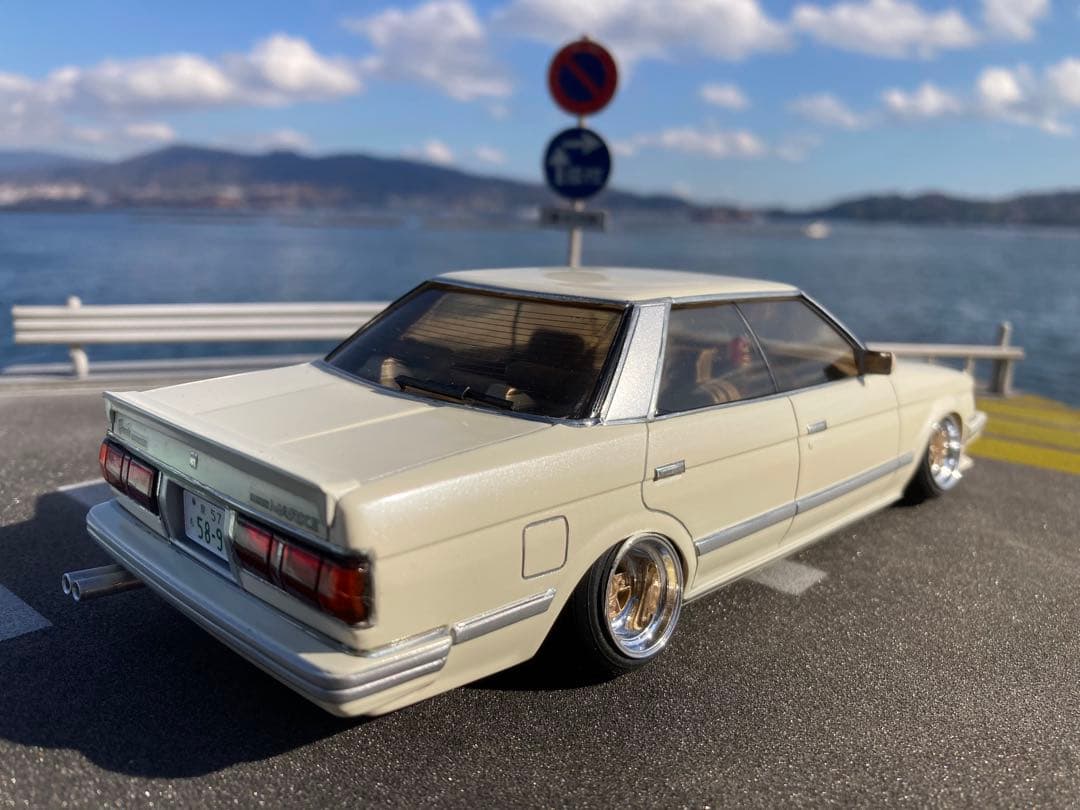 1/24 トヨタ マークII GX71 完成品 たまごパール
