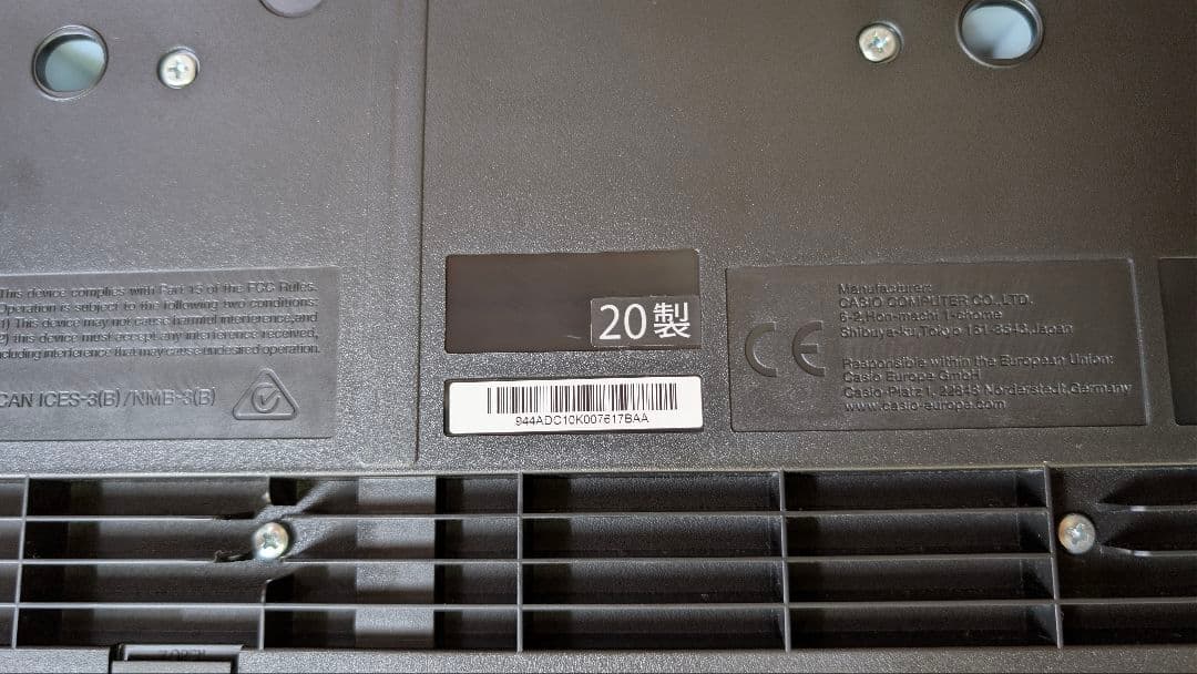 CASIO CDP-S100 電子ピアノ 88鍵盤 黒 純正スタンド付き