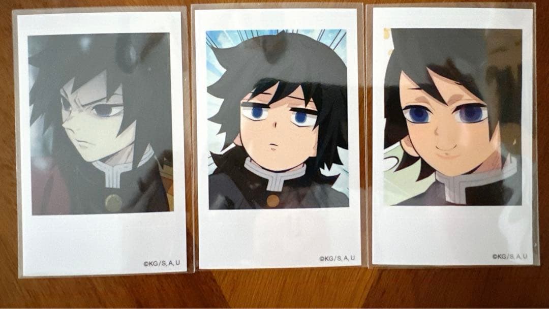 鬼滅の刃　柱カフェ　冨岡義勇　ランダムチェキ風ブロマイド