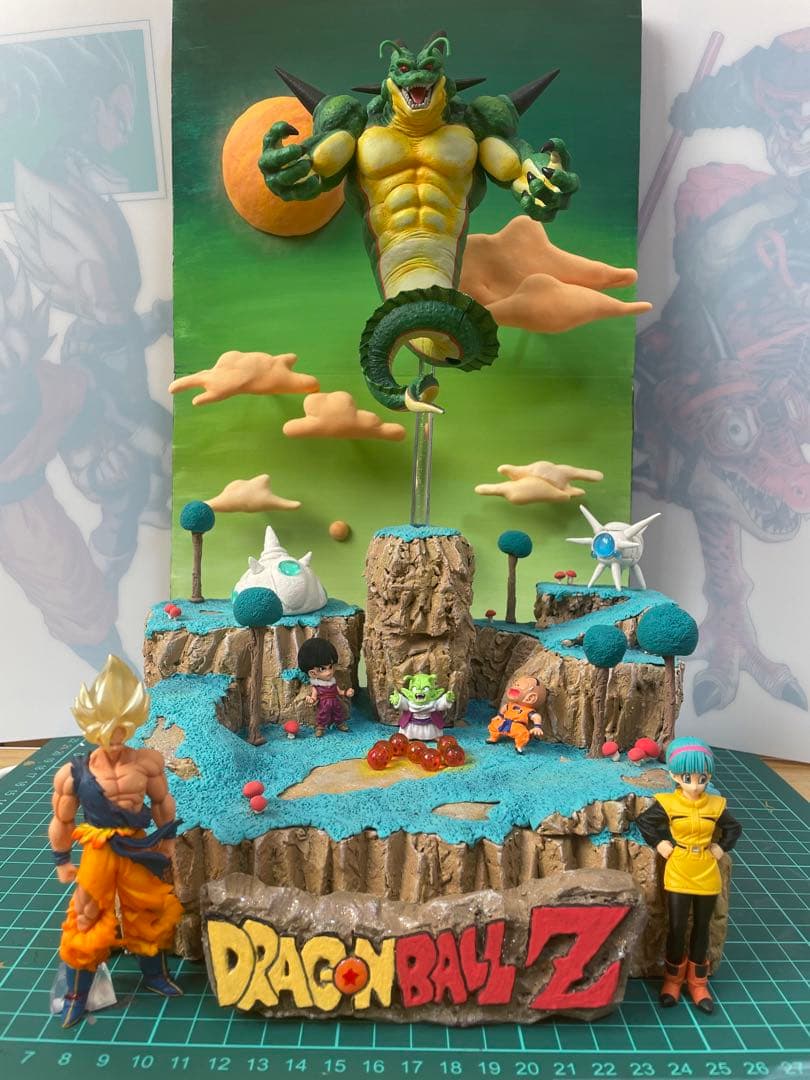 ドラゴンボール ナメック星 ジオラマ 自作 リペイント
