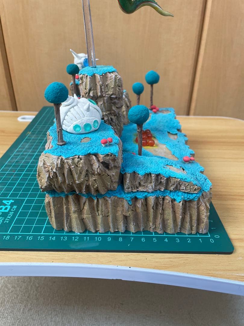 ドラゴンボール ナメック星 ジオラマ 自作 リペイント