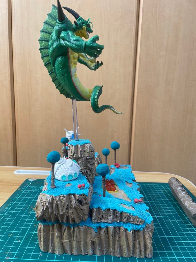 ドラゴンボール ナメック星 ジオラマ 自作 リペイント