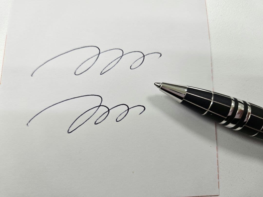 【美品】 モンブラン ボールペン スターウォーカー メタルラバー