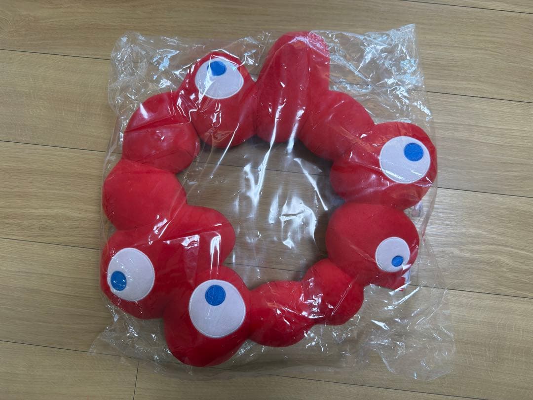 タグ付き ミャクミャク　顔ハメ　なりきりクッション　Lサイズ