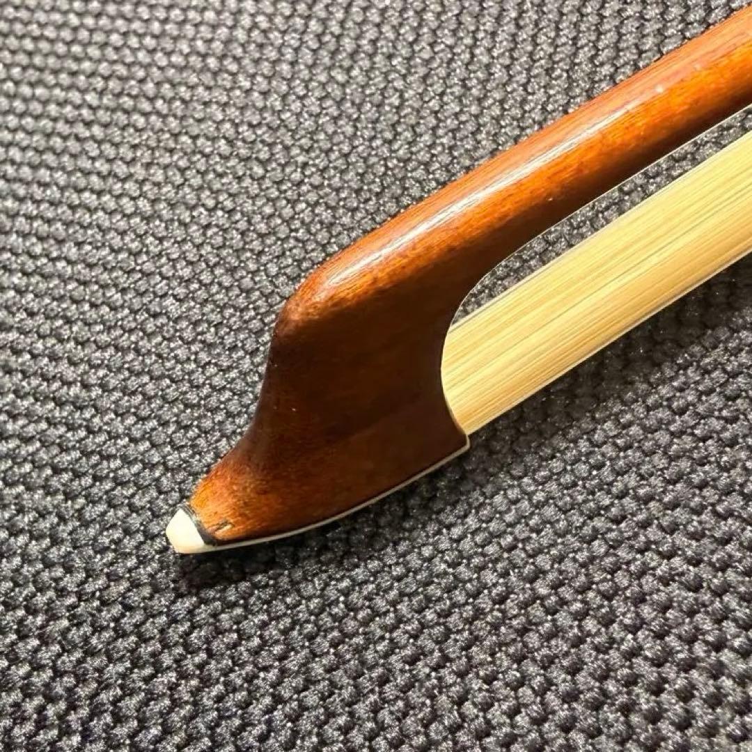【整備品】オールド バイオリン 弓 4/4 フェルナンブコ 刻印無 ヨーロッパ製