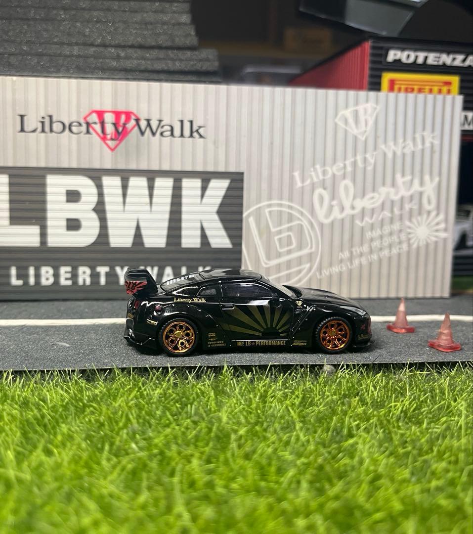 miniGT No.5 1/64 LB ブラック　カッパーホイール 開封品