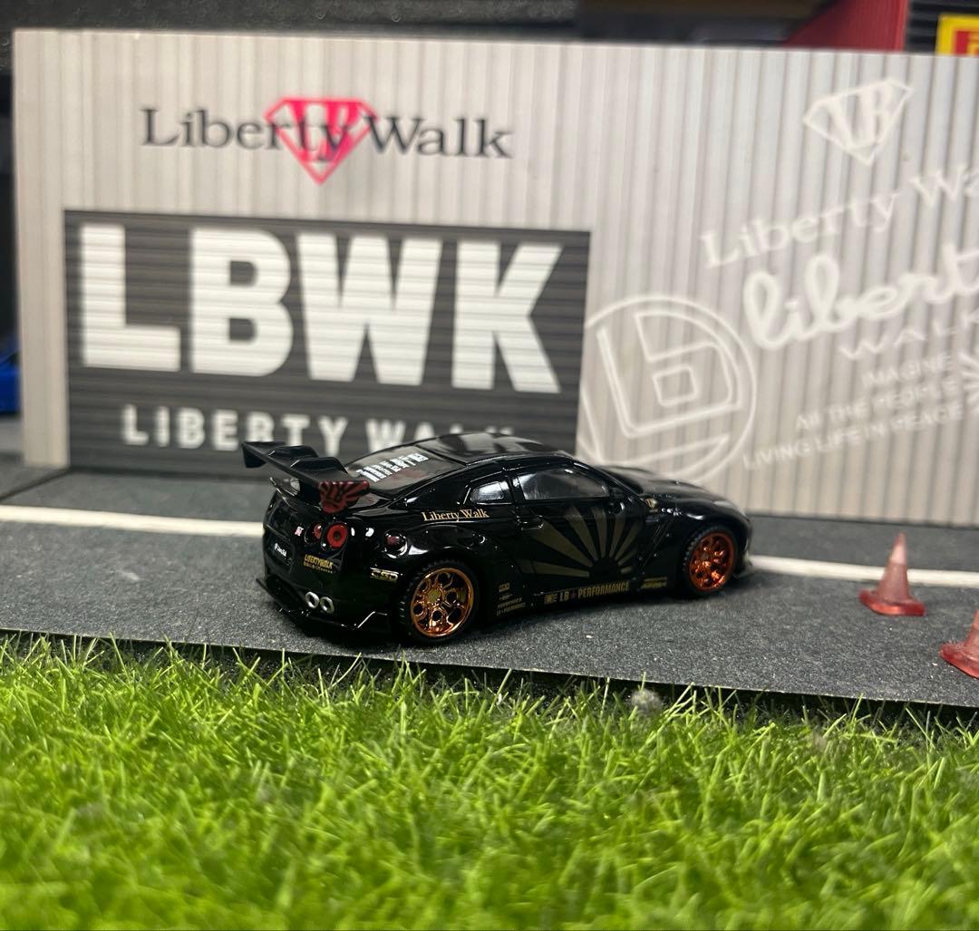 miniGT No.5 1/64 LB ブラック　カッパーホイール 開封品