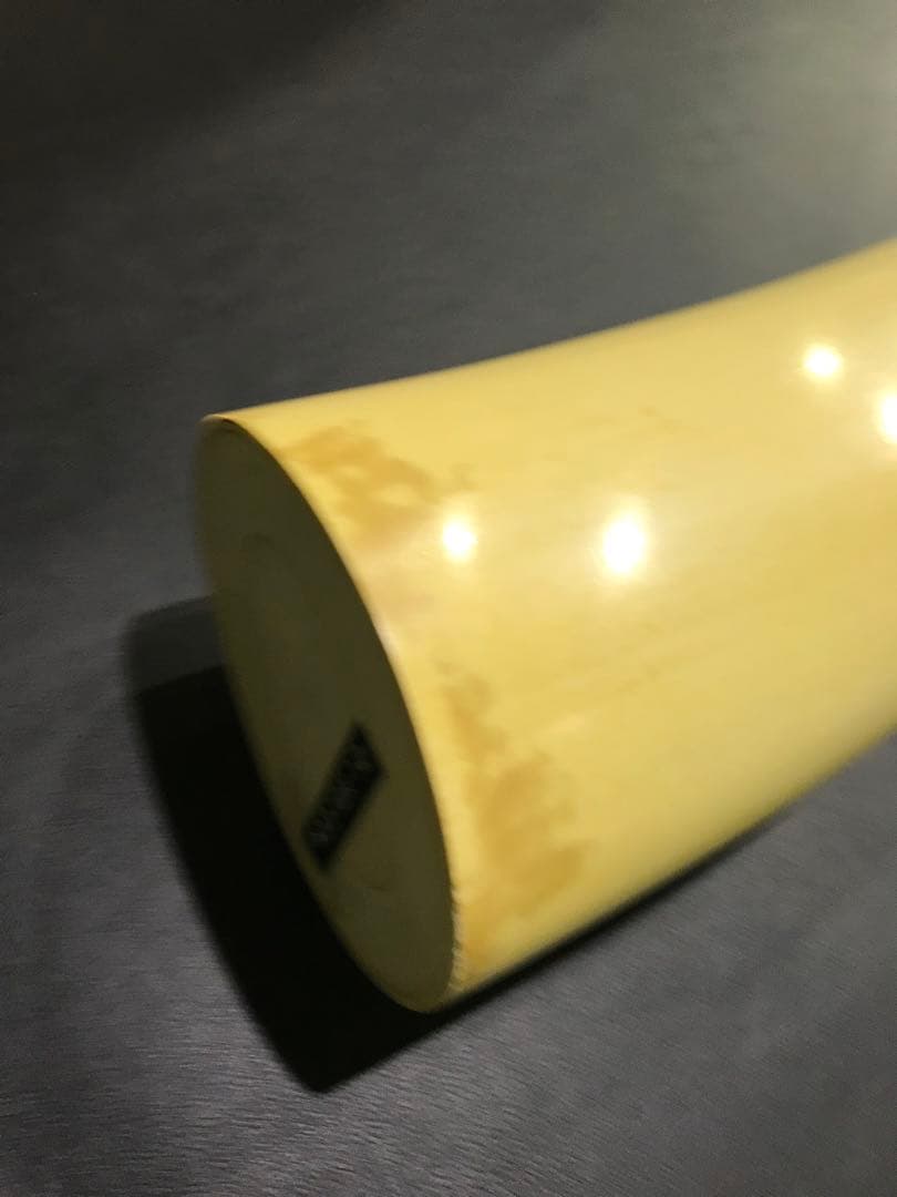 象牙風置物 レプリカ 練り物　オブジェ 一本牙 全長100cm