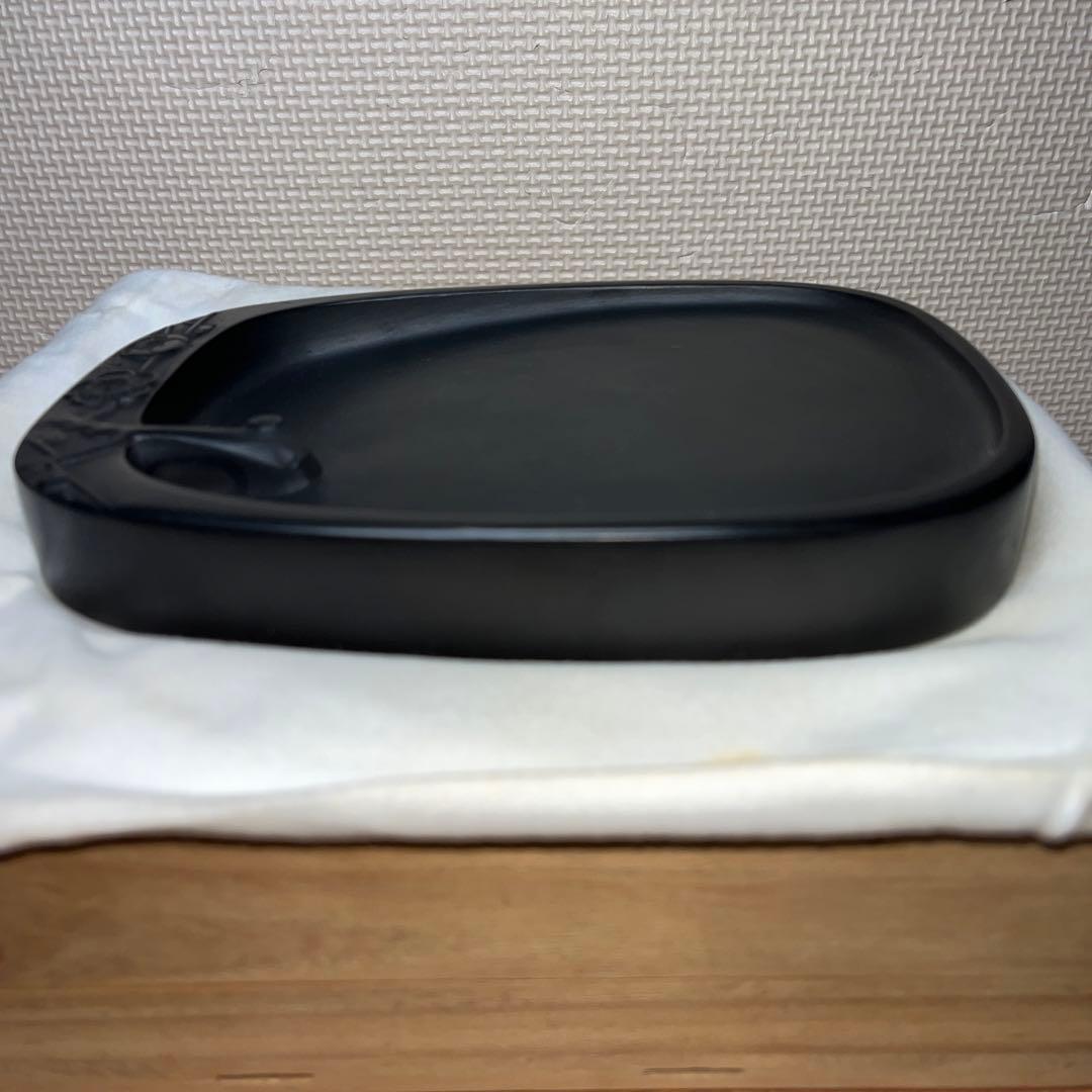 ⭕️雨端硯　梅壽硯　名工　11代　雨宮静軒　未使用美品　希少特殊価値　高価