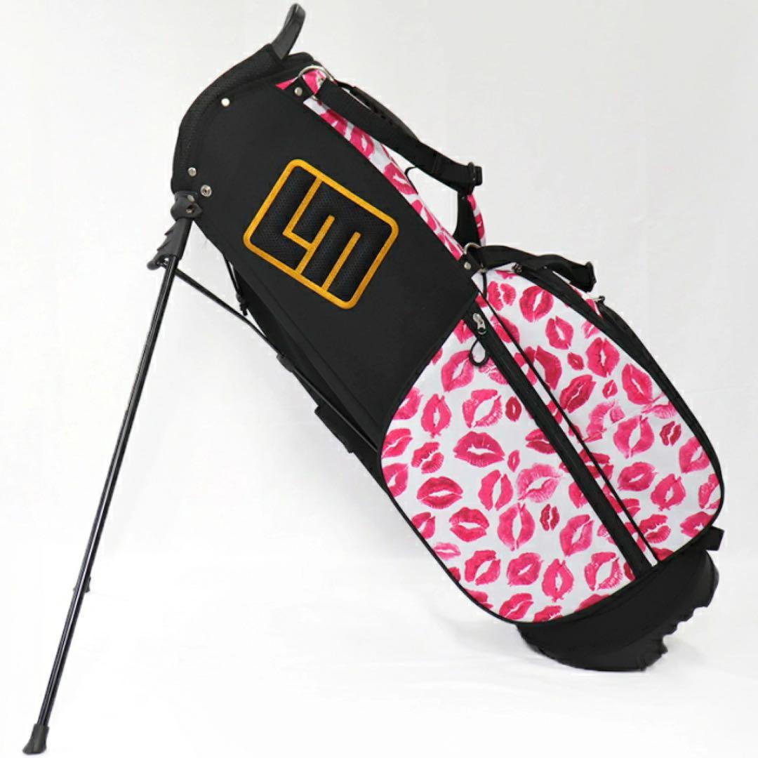 【新品】ラウドマウス LM-CB0021 キャディバッグ キスホワイト（243）