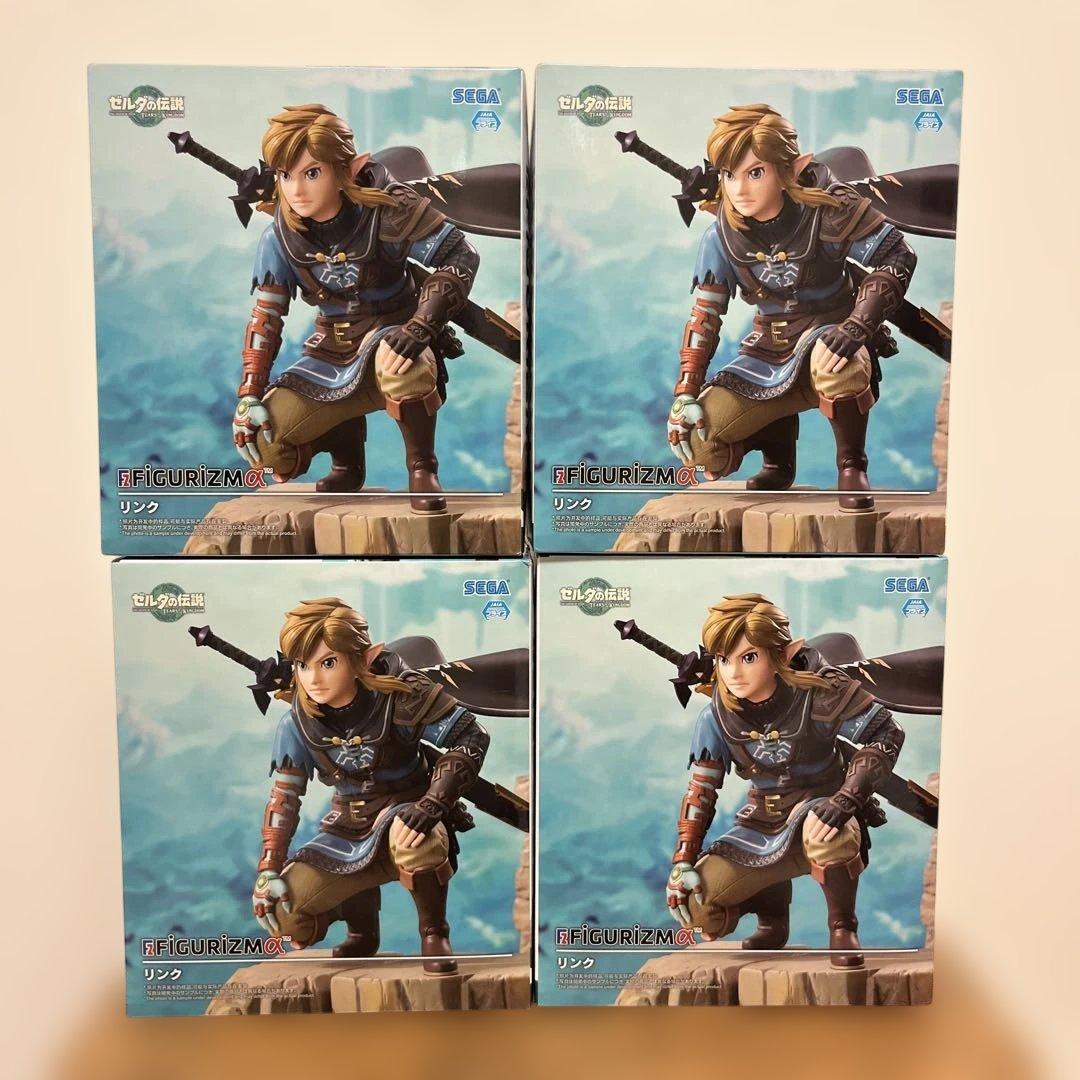 FIGURIZM α ゼルダの伝説 リンク フィギュア　４点セット