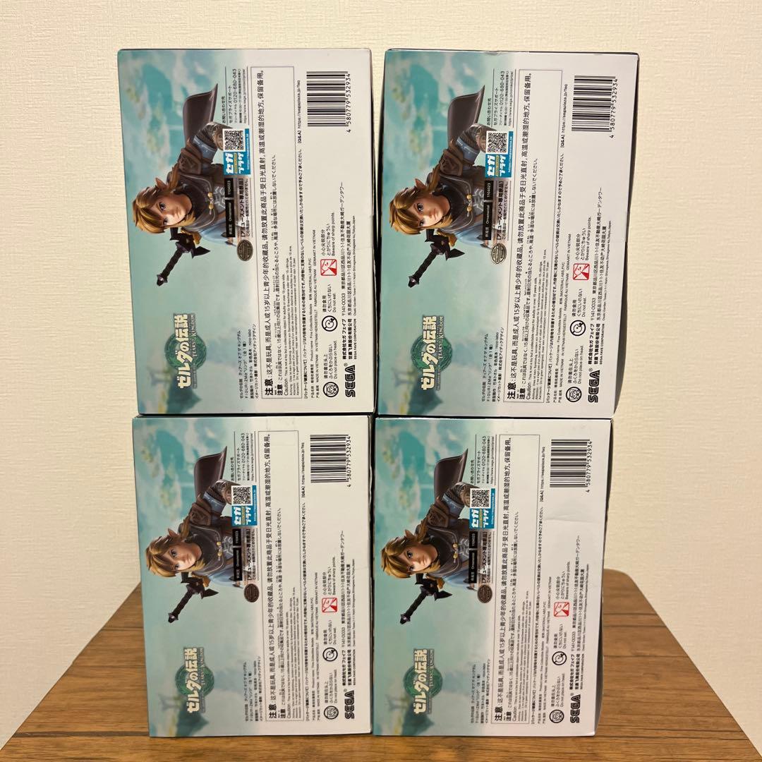 FIGURIZM α ゼルダの伝説 リンク フィギュア　４点セット