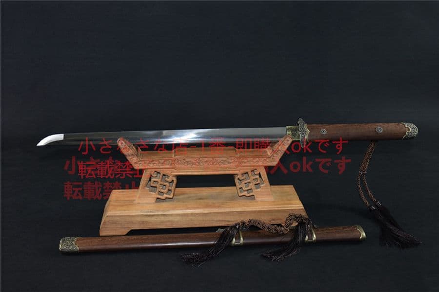 中判シンプルストレート 武具　刀装具　日本刀　模造刀 居合刀 直刀