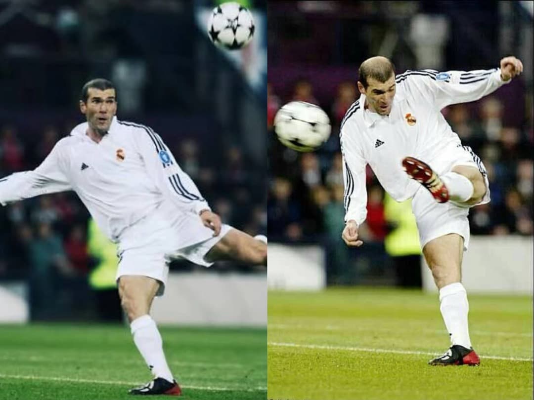 レアルマドリード 01/02 ホーム ユニフォーム #5 ジダン 長袖