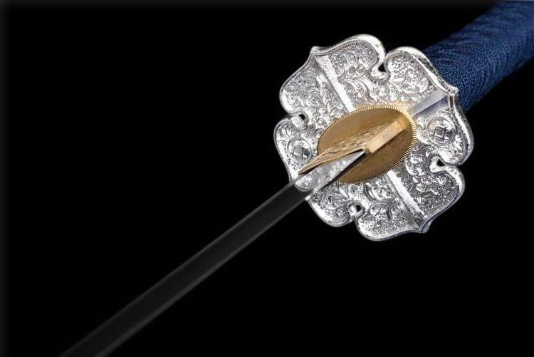 未使用特注品 最高級・模造刀・模擬刀 太刀 居合練習 【銀雪太刀】