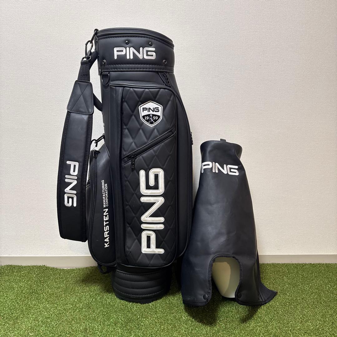 PING ピン 2024年モデル KARSTEN キャディバッグ 9型 ブラック