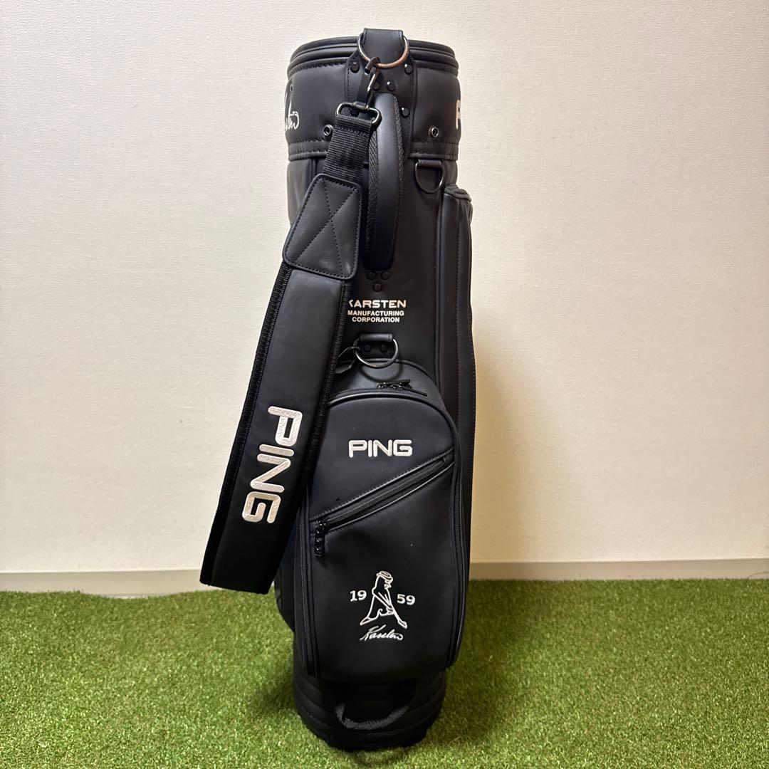 PING ピン 2024年モデル KARSTEN キャディバッグ 9型 ブラック