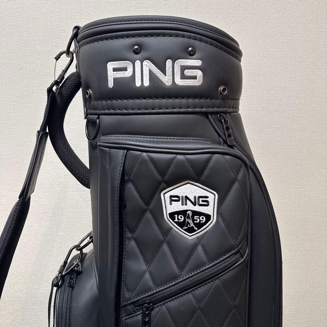 PING ピン 2024年モデル KARSTEN キャディバッグ 9型 ブラック