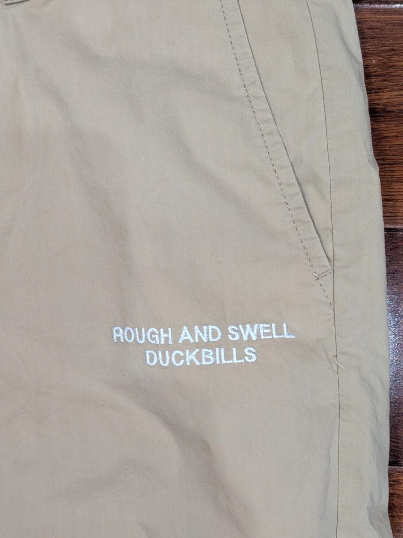 ラフアンドスウェル サスケ パンツ ベージュ ROUGH AND SWELL