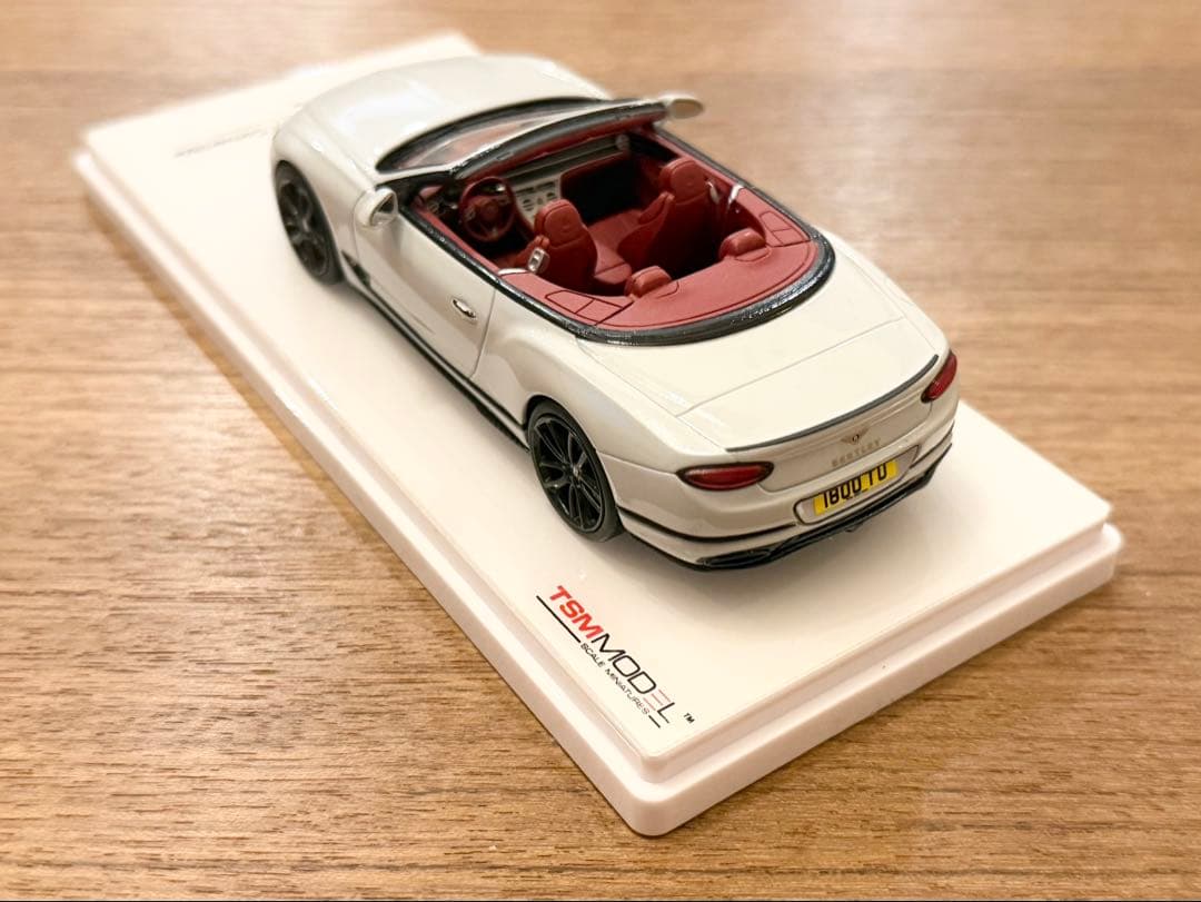 中古品 希少！1/43 TSMモデル ベントレー コンチネンタルGT ホワイト