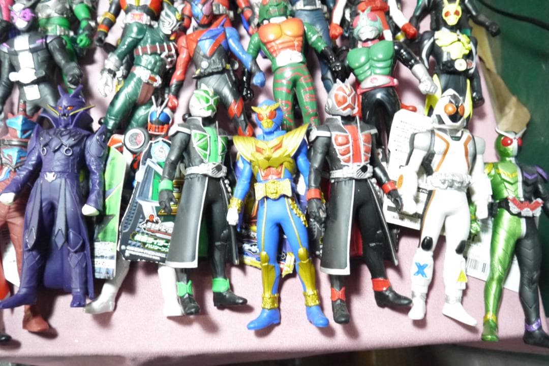 ライダーヒーローシリーズ　ビッグサイズソフビフィギュアなど　108体セット