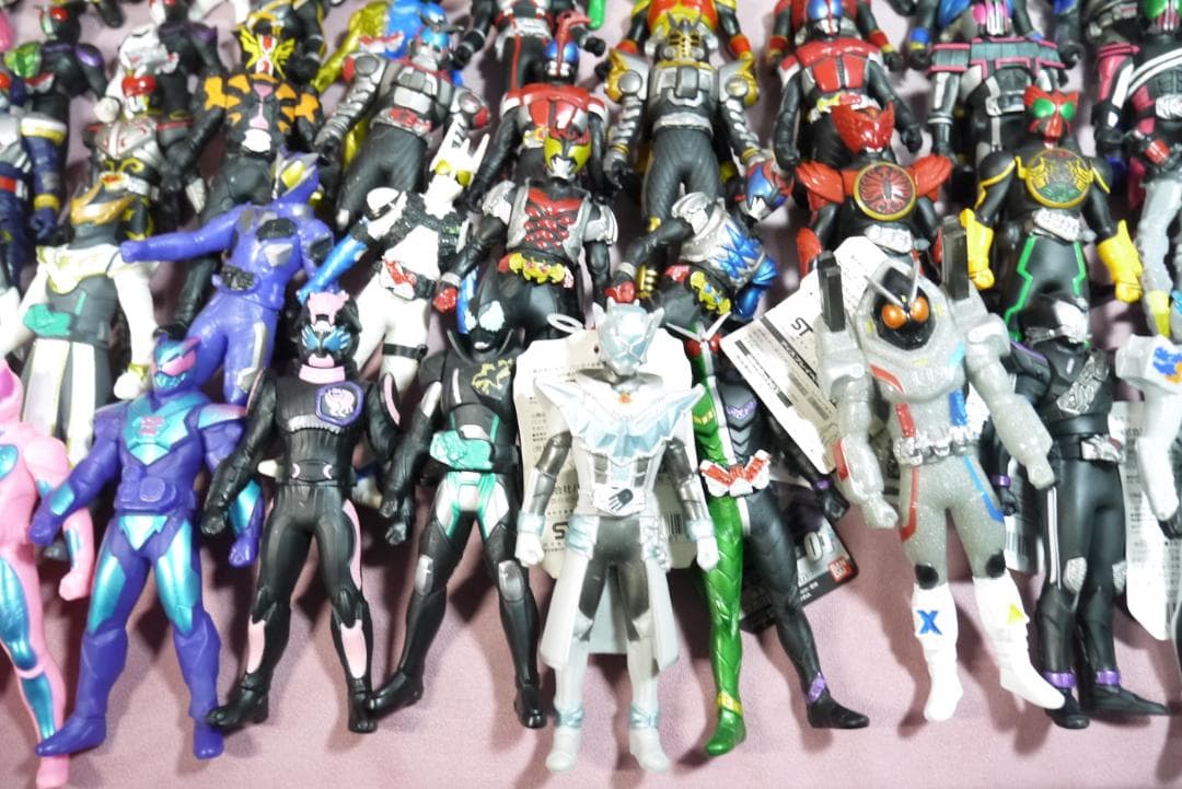 ライダーヒーローシリーズ　ビッグサイズソフビフィギュアなど　108体セット