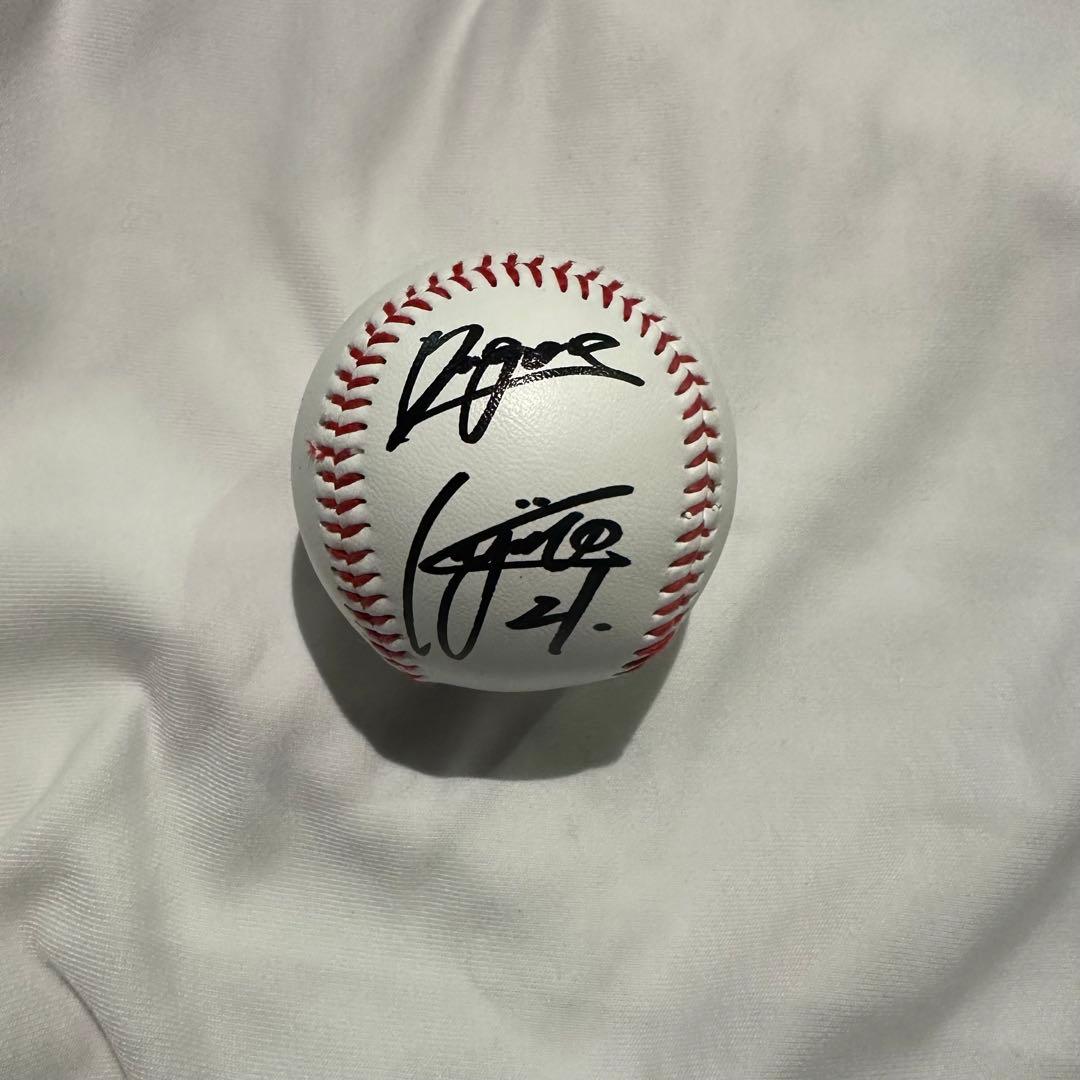 中日ドラゴンズ ドラフト1位 金丸夢斗 直筆サインボール