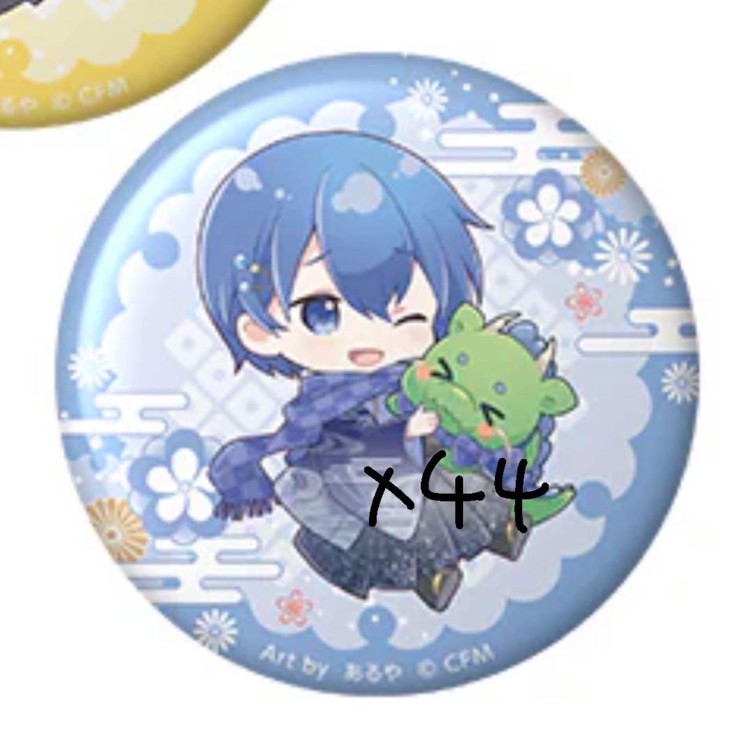 初音ミク ピアプロ KAITO NewYear 缶バッジ