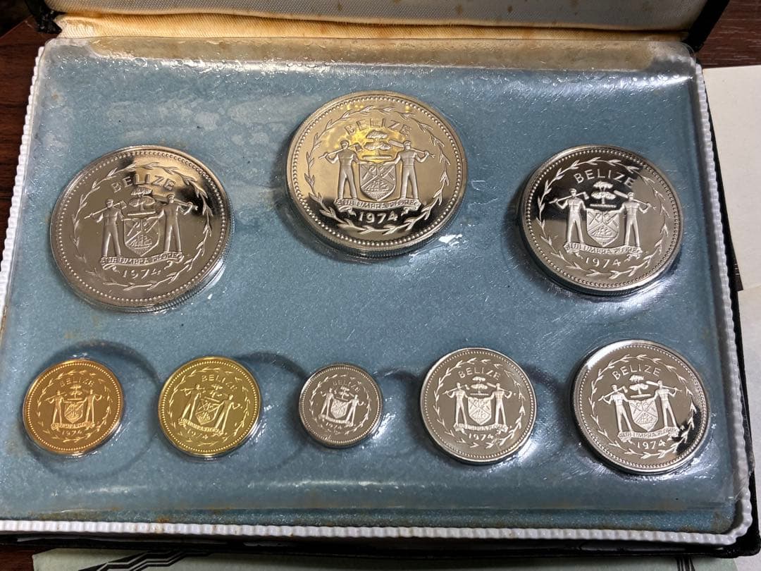 フランクリンミント　ベリーズ　8種類　硬貨セット　1974