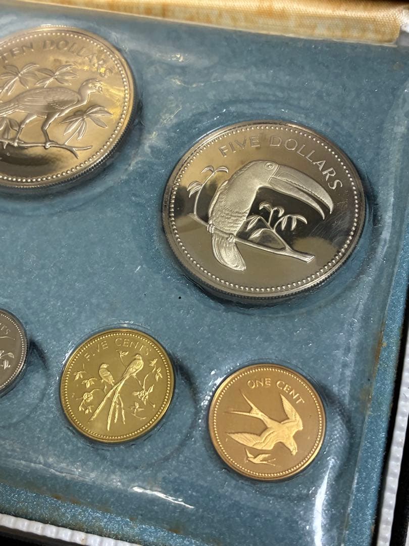 フランクリンミント　ベリーズ　8種類　硬貨セット　1974