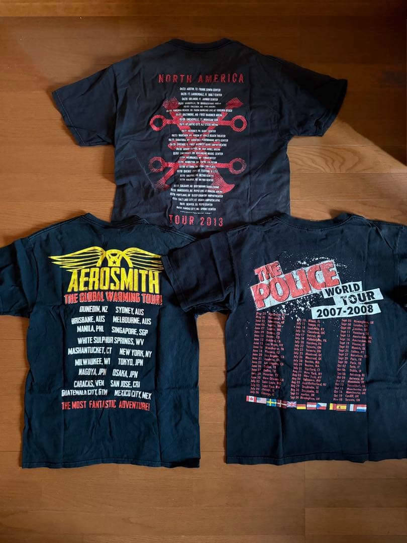 バンドTシャツ　3点セット