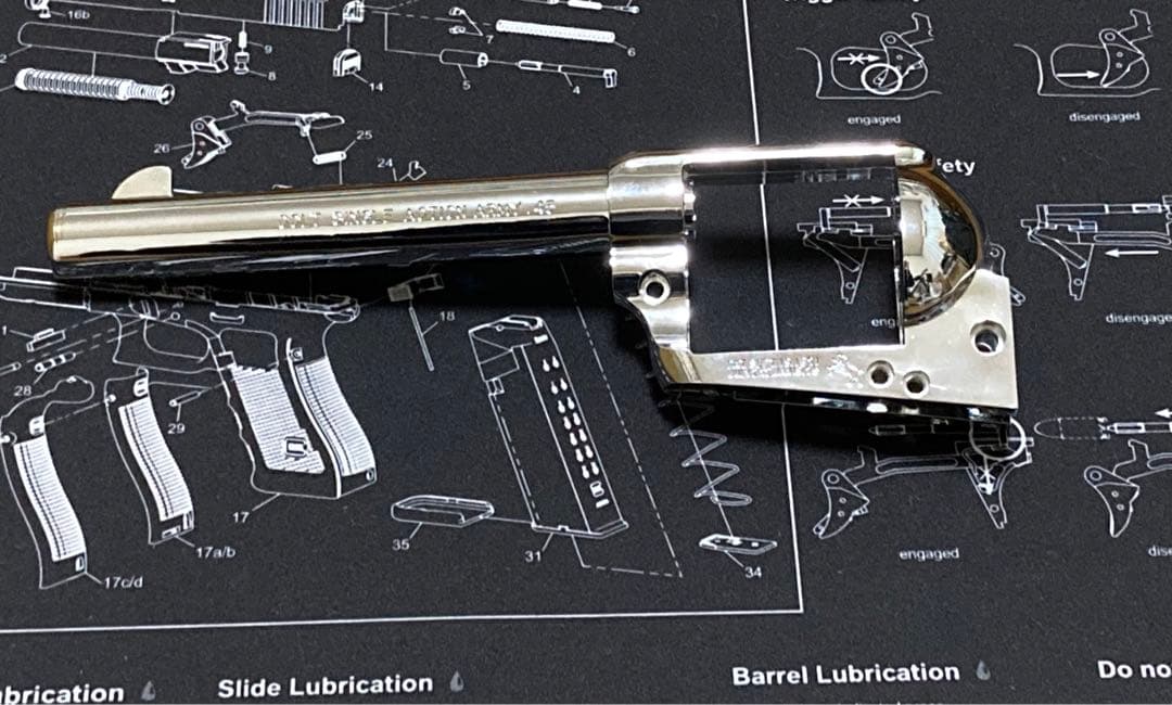 新品 未使用 ハートフォード SAA シルバー アーティラリー バレルフレーム