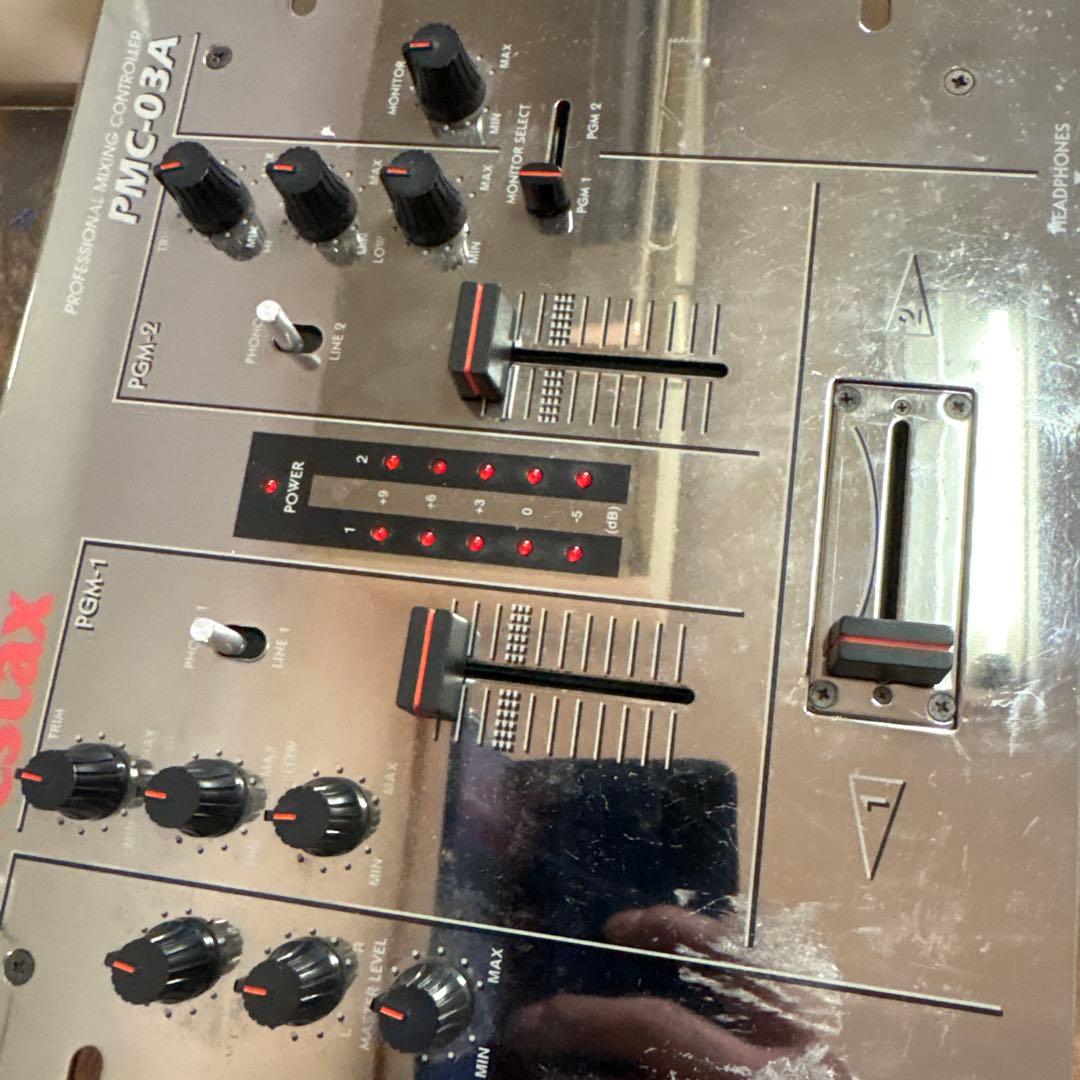 DJミキサー\"VESTAX\"PMC-03A純正アダプターつき！通電確認済み！