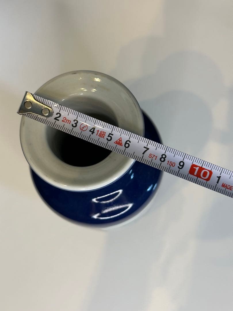 最終價格 清時代 染付山水博古花瓶 中国 骨董 古董 古い 花瓶