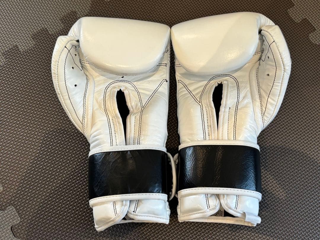 CLETO REYES レイジェス グローブ 14オンス レザー 白　ホワイト