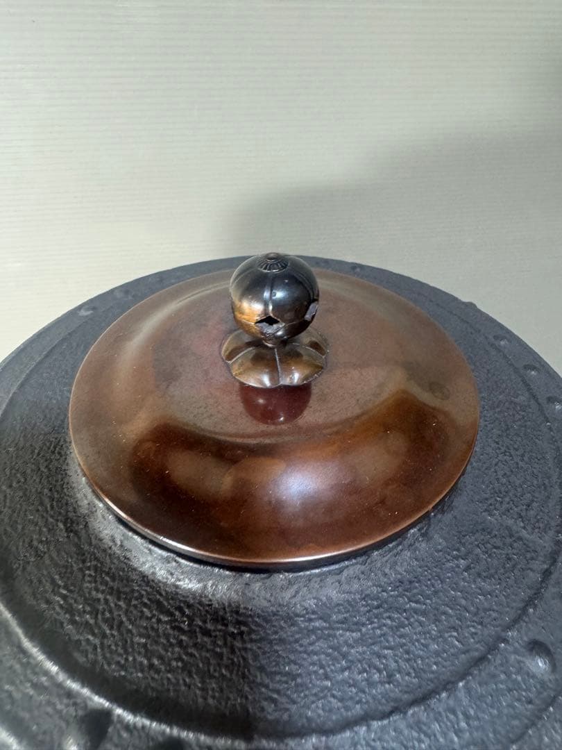 2444 茶釜 万代屋釜　茶道具　炉用　茶室　茶席　金属工芸